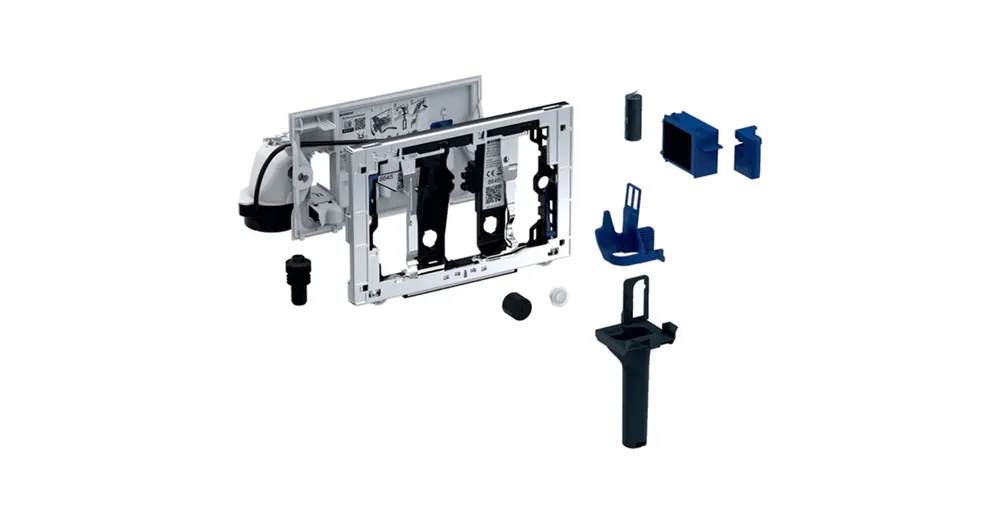 Geberit DuoFresh modul automatikus bekapcsolással, vízkezelő tabletta bedobónyílással, Sigma 8 cm falsík alatti öblítőtartályhoz, fényes króm 115.052.21.2 Alacsony ár