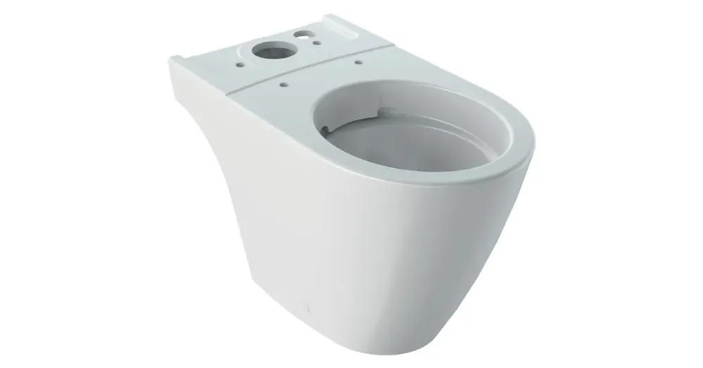 Geberit iCon álló WC falon kívüli öblítőtartályokhoz, mélyöblítésű WC, zárt forma, Rimfree, Fehér 200460000 Legkelendőbb