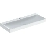 Geberit ONE mosdó, függőleges lefolyóval, 120x48cm, csaplyukkal, túlfolyó nélkül, fehér / KeraTect (505.020.01.5) Alacsony ár