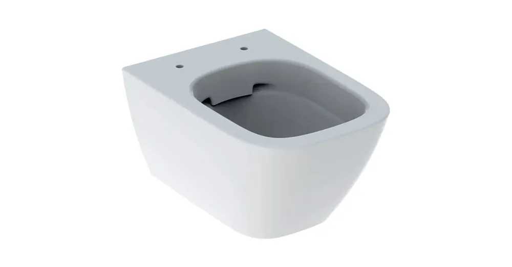 Geberit Smyle Square fali WC, mélyöblítésű, rövidített, zárt forma, Rimfree, 49cm (500.379.01.1) Outlet