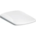 Geberit Selnova Compact WC-ülőke, szögletes design, lecsapódásgátlós, gyorskioldós zsanérral, rögzítés felülről, fehér (501.930.01.1) Nézd meg most
