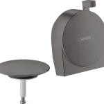 Alacsony ár Hansgrohe Exafill S kádtöltő színkészlet szálcsiszolt fekete/króm 58117340
