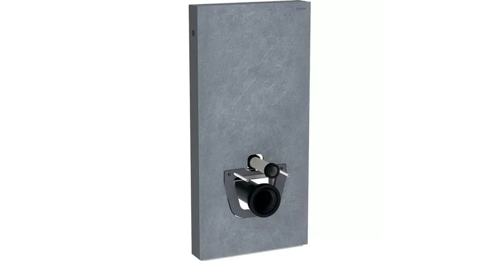 Kedvezményes ár Geberit Monolith szanitermodul fali WC-hez, 101 cm, palahatású kőanyag/alumínium feketekróm (131.021.00.5)