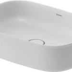Duravit Zencha 55x39 cm-es ráültethető mosdó white satin matt 2373553279 Gyors kiszállítás