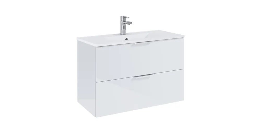 AREZZO design ETNA SZETT 80 fényes fehér AR-169356 Különleges ajánlat