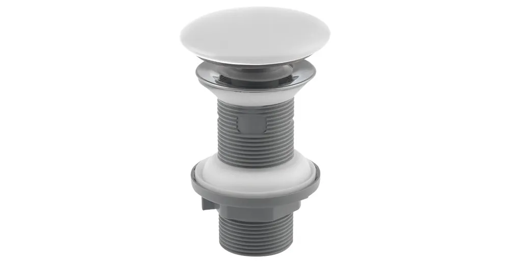 SAPHO ISVEA klik-klak mosdólefolyó, 5/4“, 20-70mm, matt fehér kerámia fedéllel (38TP0166I) Népszerű