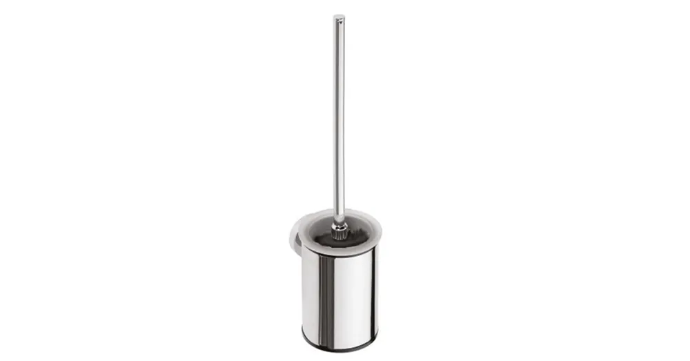 Gyors kiszállítás SAPHO BEMETA OMEGA Fali WC kefetartó, fekete kefe, 95x385x120mm, króm (104913117) (XR305)