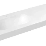 Ajánlat SAPHO EMICO Rockstone mosdó, balos, 150x50cm, matt fehér (EM150-B1L-L)