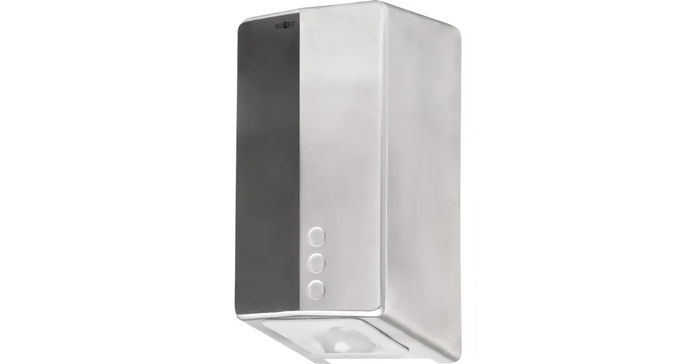 Szezonális akció SAPHO NOFER érintésmentes elektromos kézszárító, 220-240V, 800W, 164x327x151mm, lézer szenzor, matt rozsdamentes acél (01831.S)