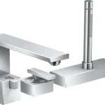 Axor Edge 3 lyukú kádcsaptelep, gyémánt csiszolással, króm 46431000 Alacsony ár