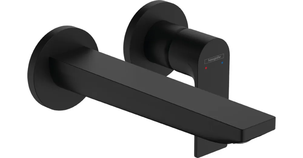Legjobb ár Hansgrohe Rebris E fali mosdócsaptelep 20 cm-es kifolyóval, matt fekete 72568670