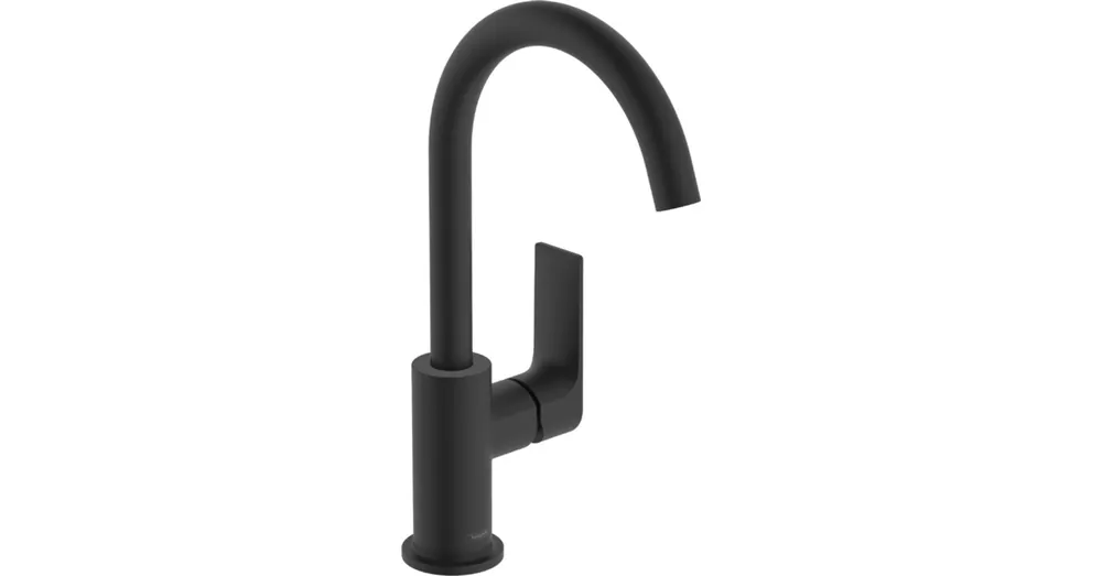 Hansgrohe Rebris E mosdócsaptelep 210, elforgatható kifolyóval, automata lefolyógarnitúrával, matt fekete 72576670 Biztonságos fizetés
