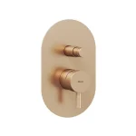 Biztonságos fizetés Ravak Espirit ES 061.60RGB.O2 Falba süllyesztet csaptelep, automatikus kétutas, belső egységgel - Rose Gold Brushed X070358