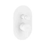 Azonnali szállítás Ravak Espirit ES 061.10WV.O2 Falba süllyesztet csaptelep, automatikus kétutas, belső egységgel - White Velvet X070247