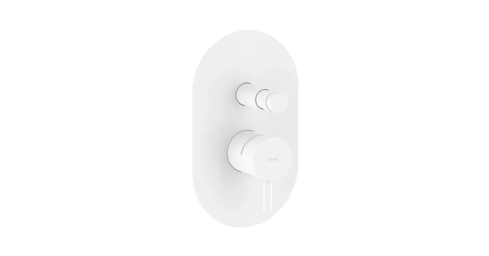 Azonnali szállítás Ravak Espirit ES 061.10WV.O2 Falba süllyesztet csaptelep, automatikus kétutas, belső egységgel - White Velvet X070247