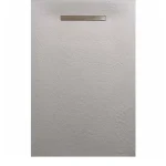Akciós ár AREZZO design SOLIDSoft zuhanytálca 160x90 cm, BETON, egyenes lefolyóval AR-90160LINC