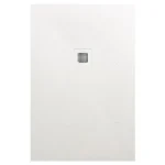 Akciós ár AREZZO design SOLIDSoft zuhanytálca 120x80 cm, FEHÉR, színazonos lefolyóval AR-80120W