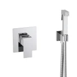 AREZZO design CUBEFIELD falsík alatti bidé csaptelep kézizuhannyal, króm AR-4407CR Expressz kézbesítés