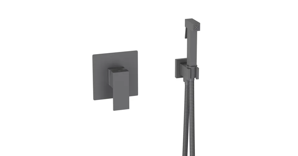 Ajánlat AREZZO design CUBEFIELD falsík alatti bidé csaptelep kézizuhannyal, fekete AR-4407B