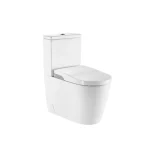 Roca Inspira In-Wash Round Rimless monoblokkos Smart WC csésze 39x68 bidéfunkciós ülőkével - A80306L001 Szuper akció