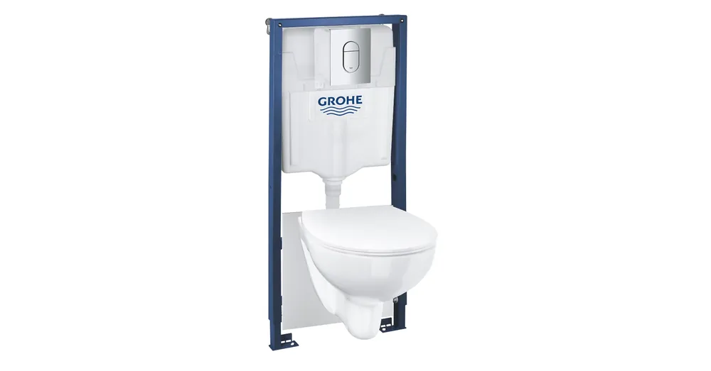 Prémium Grohe Solido 5 az 1-ben WC szett, 1,13 méteres telepítési magasság 39902000