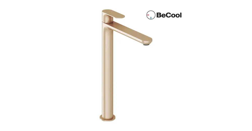 Ravak Eleganta EL 015.61RGB Álló mosdócsaptelep BeCool 335 mm, leeresztő nélkül, Rose Gold Brushed X070423 Végkiárusítás