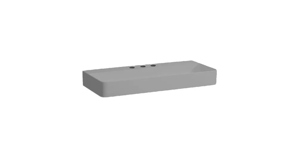 Bestseller LAUFEN VAL Mosdó, három csaplyukkal, túlfolyónyílás nélkül, Graphite matt H8102877581581