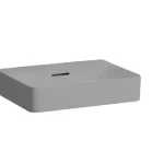Végkiárusítás LAUFEN VAL Mosdótál, alsó felülete csiszolt, csaplyuk nélkül, Graphite matt H8162827581091
