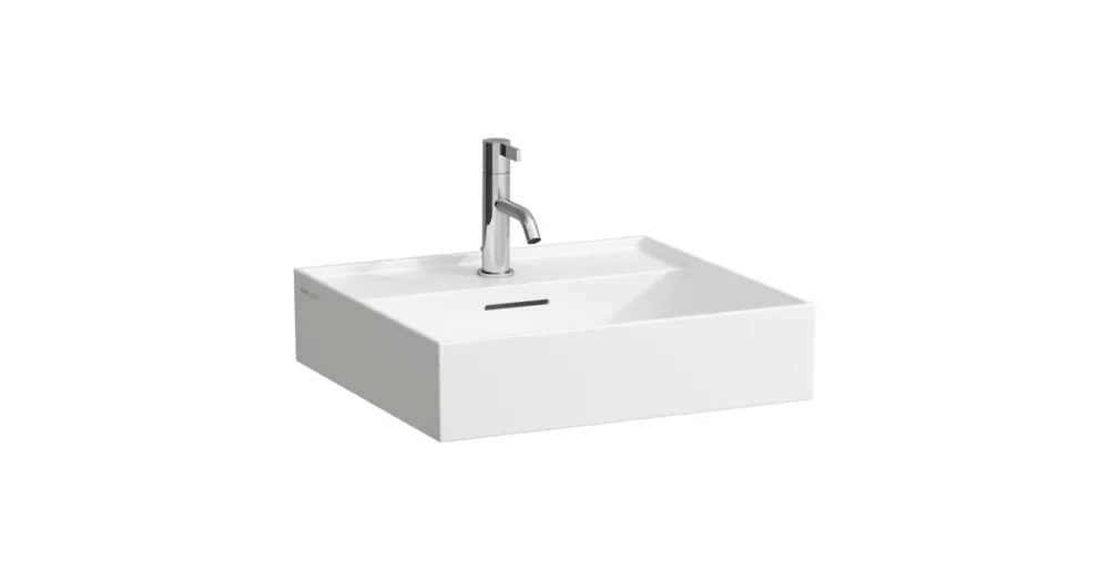LAUFEN Kartell LAUFEN Mosdó, egy csaplyuk, középen, Fehér LCC Active bevonattal H810332A001041 Expressz kézbesítés