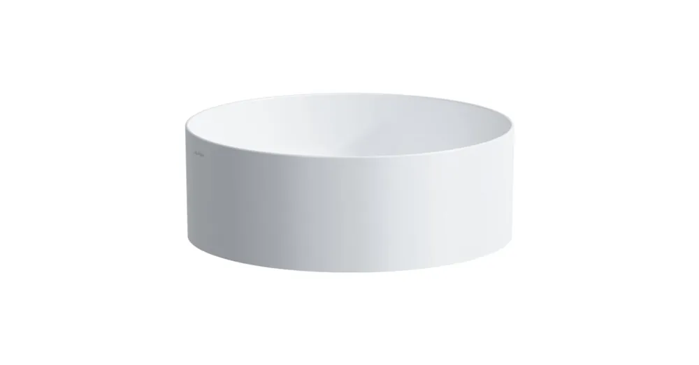 Népszerű LAUFEN LIVING Mosdó tál, túlfolyónyílás nélkül, csaplyuk nélkül, Fehér LCC bevonattal H8114354001121