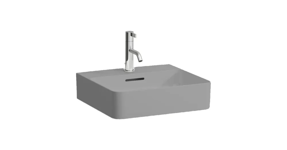 LAUFEN VAL Kézmosó, egy csaplyuk, középen, Graphite matt H8152817581041 Expressz szállítás