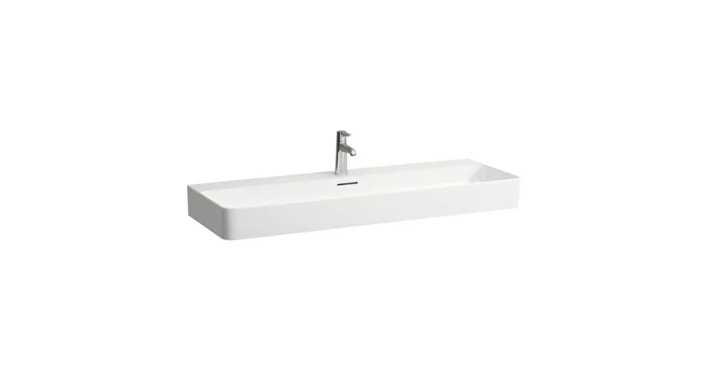 LAUFEN VAL Mosdó, egy csaplyuk, középen, Fehér LCC Active bevonattal H810289A001041 Szuper akció