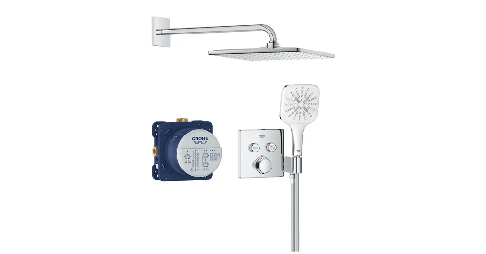 Ne maradj le Grohe Precision SmartControl Rejtett zuhanyrendszer Vitalio Rain Mono 310 Cube fejzuhannyal 34876000