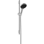 Utolsó esély Hansgrohe Rainfinity Zuhanyszett 130, 3jet, S Puro 65cm-es zuhanyrúddal, Designfelx 1.60m-es zuhanytömlővel 28745000