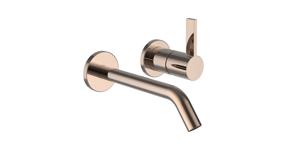 LAUFEN Kartell LAUFEN 2 pontos keverő csaptelep falon kívüli része, rögzített 175 mm kifolyócső, PVD rózsa arany H3113360821201 Olcsóbb