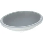 Geberit VariForm alulról beépíthető ovális mosdó 56 cm, túlfolyó nélkül 500.754.01.2 Árengedmény
