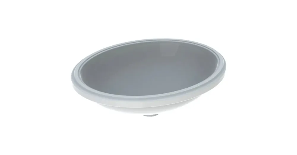 Geberit VariForm alulról beépíthető ovális mosdó 56 cm, túlfolyó nélkül 500.754.01.2 Árengedmény