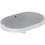 Geberit VariForm beépíthető mosdó 60 cm, ellipszis alak, túlfolyóval 500.728.01.2 Népszerű