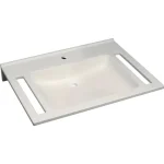 Legkelendőbb Geberit Publica akadálymentes mosdó 70x55 cm, szögletes, túlfolyó nélkül 402170016