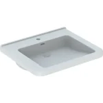 Geberit Selnova Comfort Square akadálymentes mosdó 55x52,5 cm, túlfolyóval 500.785.00.7 Expressz szállítás