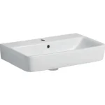 Ne maradj le Geberit Selnova Compact kerámia mosdó 60x37cm csaplyukkal és túlfolyóval 501.511.00.7