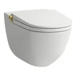Utolsó esély LAUFEN CLEANET RIVA Bidés WC, rimless, fali, mélyöblítésű, perem nélküli,ülőkével Fehér H8206914020001
