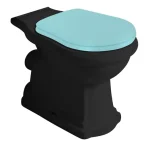 SAPHO KERASAN RETRO álló WC, hátsó kifolyású, 38,5x41x72cm, matt fekete (101331) Legjobb ár