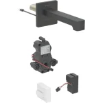Geberit Brenta fali mosdócsaptelep falsík alatti vezérlőhöz 17 cm, keverő nélkül, matt fekete 116.271.14.1 Korlátozott ajánlat