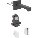 Geberit Brenta fali mosdócsaptelep keverő nélkül 17 cm, generátoros, matt fekete 116.275.14.1 Ajánlat