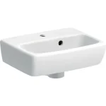 Geberit Selnova Square kézmosó 36x28 cm, aszimmetrikus túlfolyóval 500.316.01.7 Kedvezményes ár