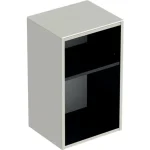 Geberit Smyle Square kiegészítő nyitott szekrény, magasfényű homokszürke 36x60 cm 500.358.JL.1 Prémium