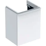 Geberit Smyle Square alsó szekrény kézmosóhoz ajtóval 49,2x40,6 cm, magasfényű fehér 500.364.00.1 Népszerű
