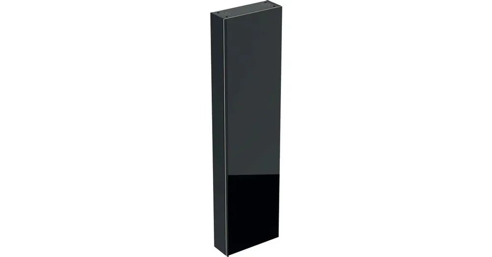 Geberit Acanto magas kiegészítő szekrény egy ajtóval 45x173 cm, fényes fekete 500.637.16.1 Különleges ajánlat