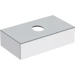 Geberit VariForm alsó szekrény pultra ültethető mosdóhoz 90x51 cm, 1 fiókkal, pakolófelülettel, magasfényű fehér 501.165.00.1 Olcsóbb